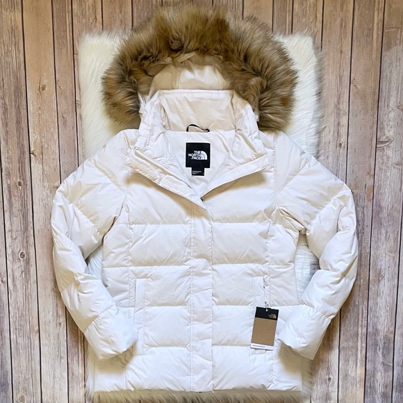 The North Face Women’s Gotham Jacket In Gardenia White - Picture 2 of 9